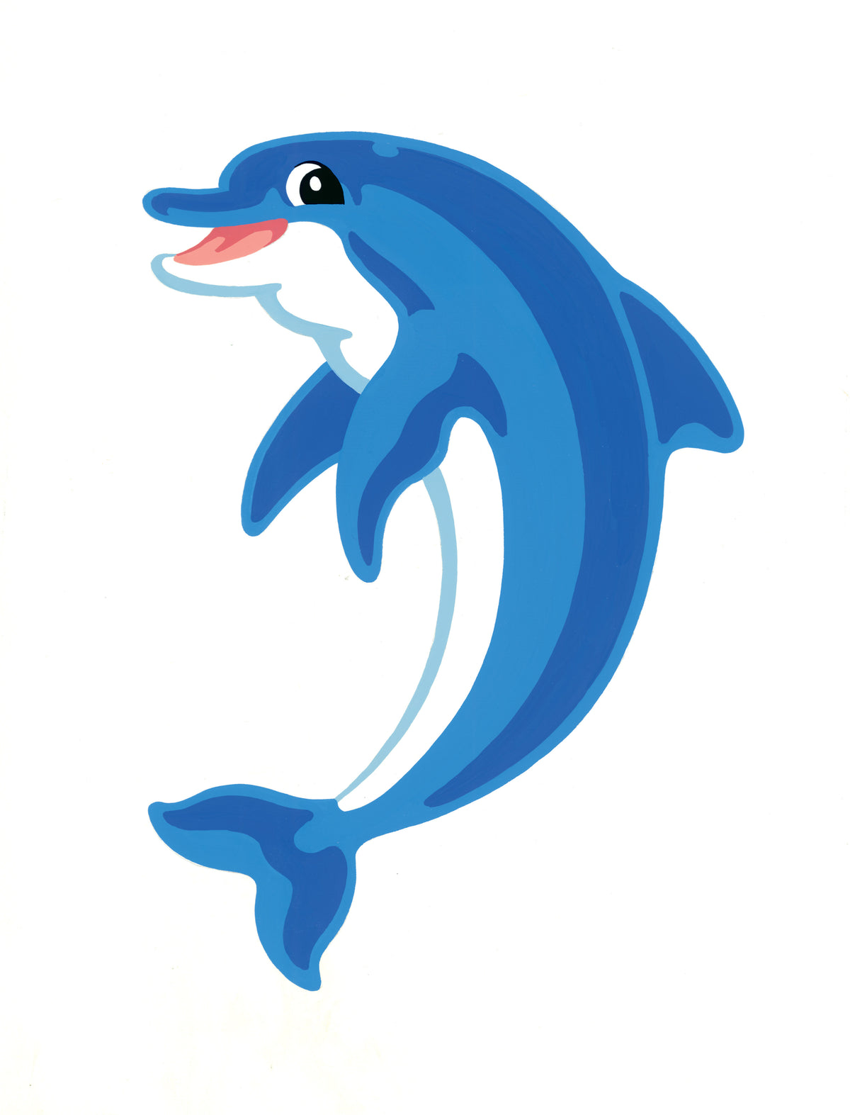 Reeves Formen zum Ausmalen Delphin
