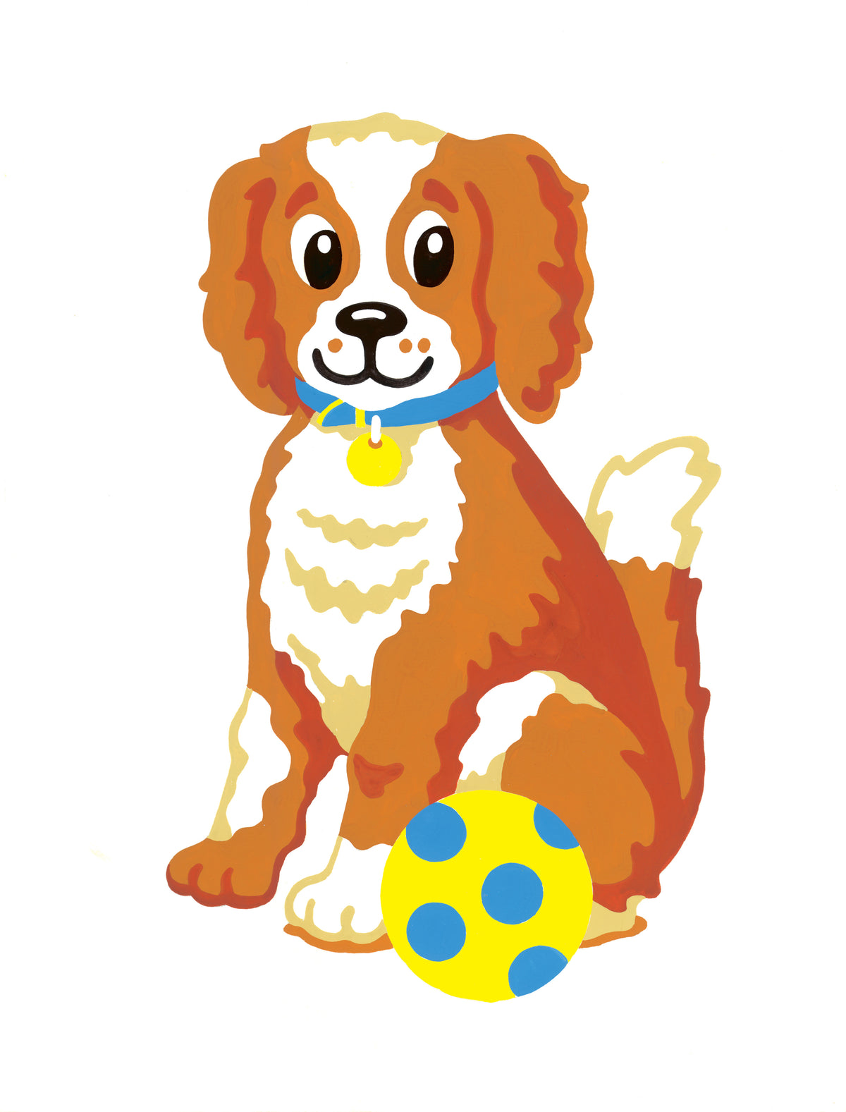 Reeves Formen zum Ausmalen Hund