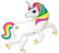Regenbogen Einhorn Folienballon 105 x 101cm
