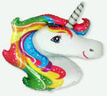 Regenbogen Einhornkopf Folienballon 101 x 79cm