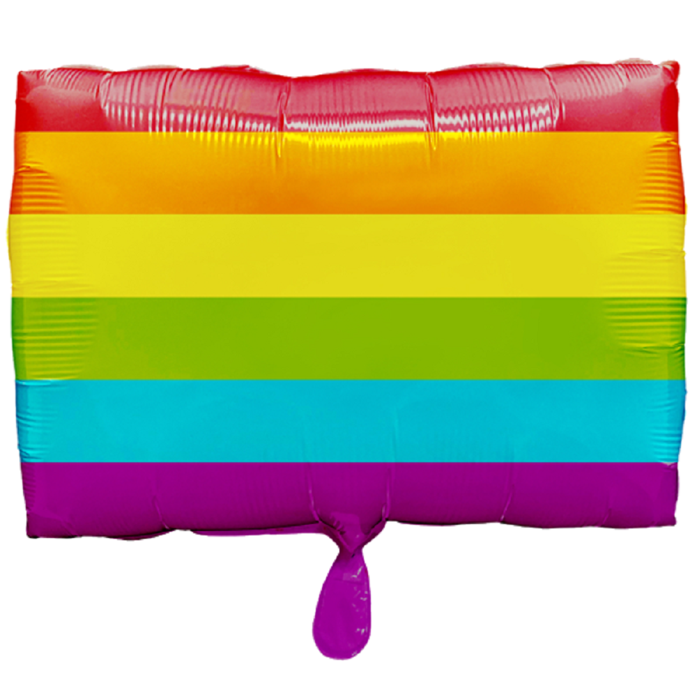 Regenbogen Flagge Folienballon 40cm 16"