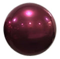 Spiegel Ballon Bordeaux (Rot) Folienballon 25cm 10"