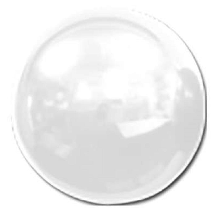 Rifco Spiegel Ballon White Matt Folienballon 18cm 7 Inch Weiß