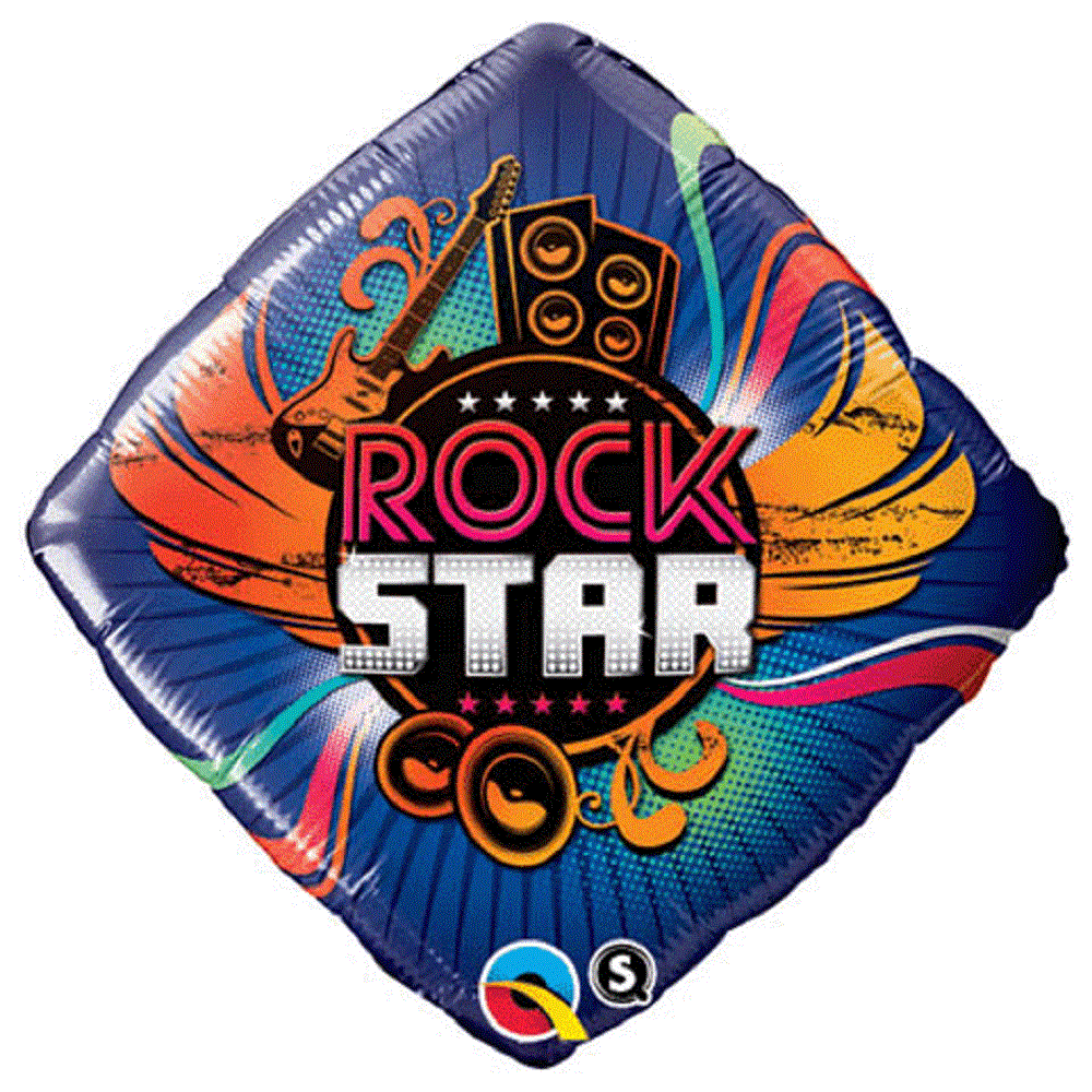 Rock Star Folienballon - 45cm 18''