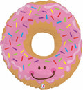 Rosa Donut mit Streusel und Zuckerguss 76cm 30"