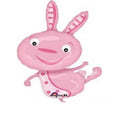 Rosa Hase Bunny Folienballon 81cm 32"