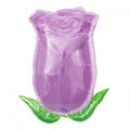 Rosenblüte lavendel Folienballon 45cm 18"