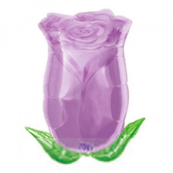 Rosenblüte lavendel Folienballon 45cm 18"