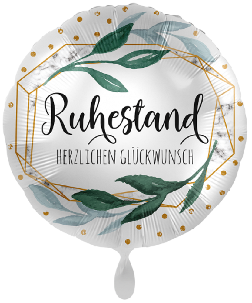 Ruhestand Herzlichen Glückwunsch Folienballon 43cm 17"