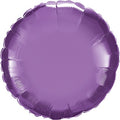 Rund Chrome Purple Folienballon Lila 45cm 18 Inch