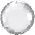 Rund Chrome Silver Folienballon Silber 45 cm 18 Inch