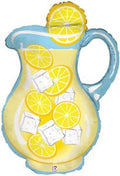 Saftkrug mit Zitronen Folienballon 83cm 33"