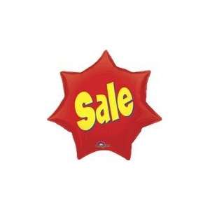 Stern Sale Ausverkauf Folienballon 50cm
