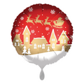 Santa Village Satin luxe infused Folienballon 45cm 18''