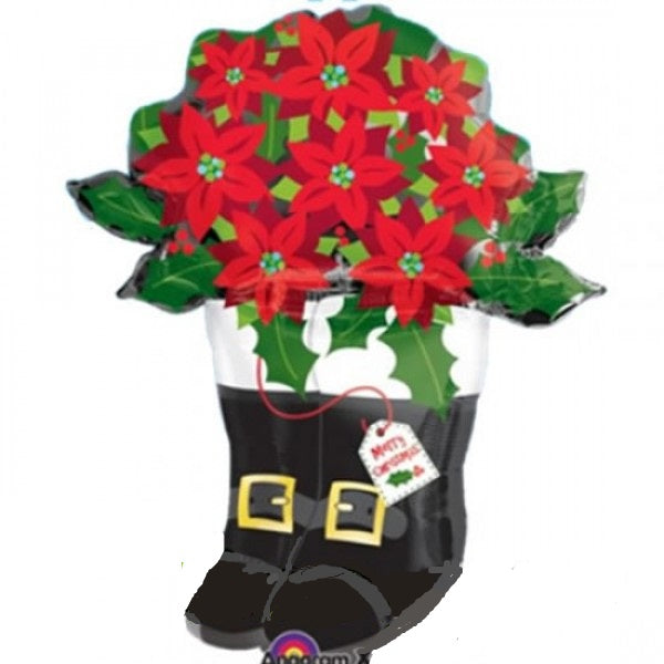 Santa`s Stiefel Folienballon 86cm 34"
