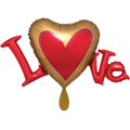 Satin Infused Love Schriftzug 83cm 33''