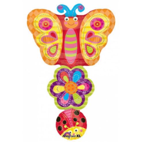 Schmetterling Kette Folienballon 93cm 37"
