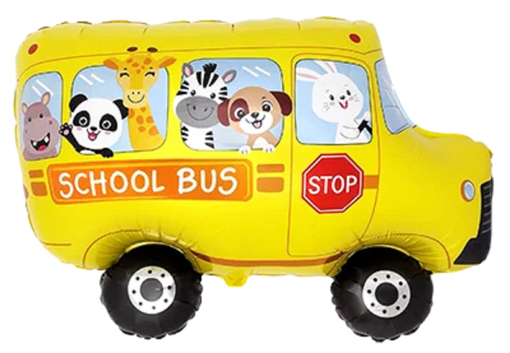Schulbus Folienballon 66 x 80cm