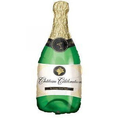 Sektflasche Folienballon 91cm 36"