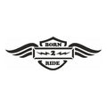 Eulenspiegel Selbstklebe Schablone Born 2 Ride