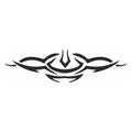 Eulenspiegel Selbstklebe Schablone Symmetric Tribal