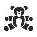 Eulenspiegel Selbstklebe Schablone Teddy