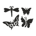 Eulenspiegel Selbstklebe Schablonen Set Butterflies