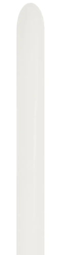 Sempertex 006 Fashion Almond White 260S Nozzle up Modellierballons Weiß