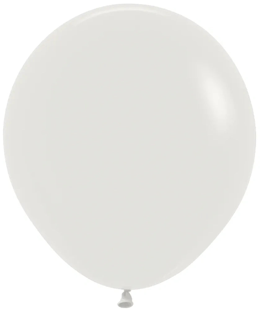 Sempertex 006 Fashion Almond White (Weiß) 45cm 18" Latex Luftballons