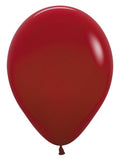 Sempertex 016 Fashion Imperial Red 30cm 12" Latex Luftballons Rot