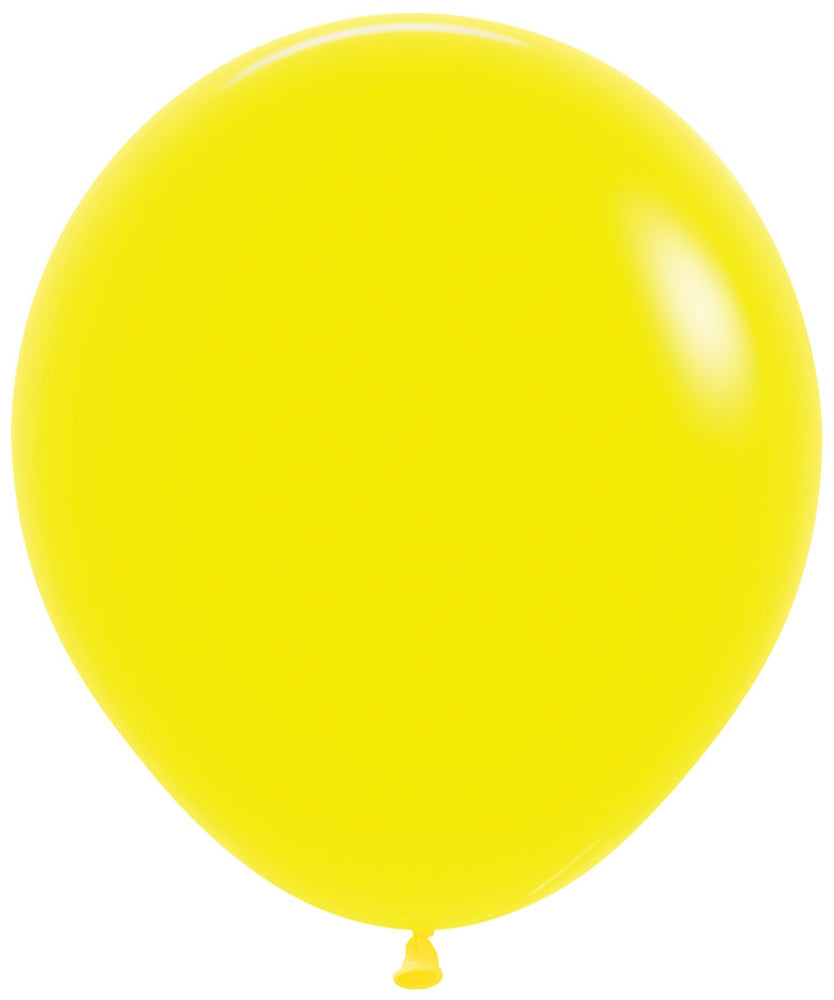 Sempertex 020 Fashion Yellow (Gelb) 45cm 18" Latex Luftballon