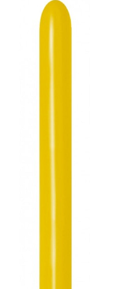 Sempertex 021 Fashion Honey Yellow 260S Nozzle up Modellierballons Honiggelb