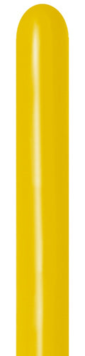 Sempertex 021 Fashion Honey Yellow 360S Nozzle up Modellierballons Honiggelb