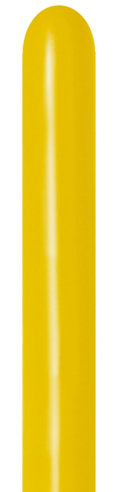 Sempertex 021 Fashion Honey Yellow 360S Nozzle up Modellierballons Honiggelb