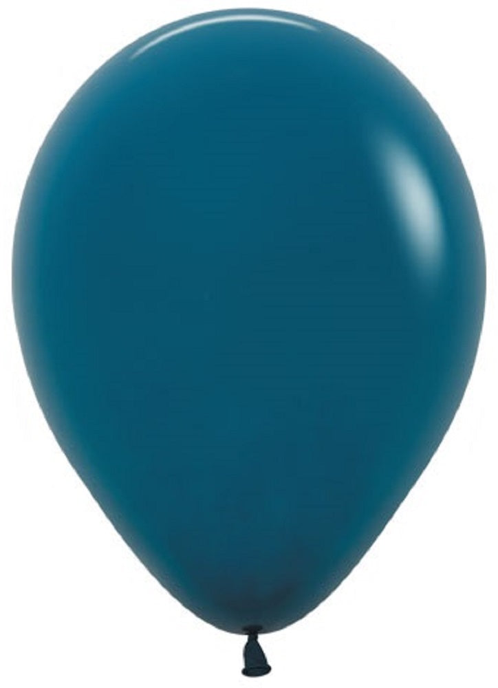 Sempertex 035 Fashion Deep Teal (Blaugrün) 12,5cm 5" Latex Luftballons
