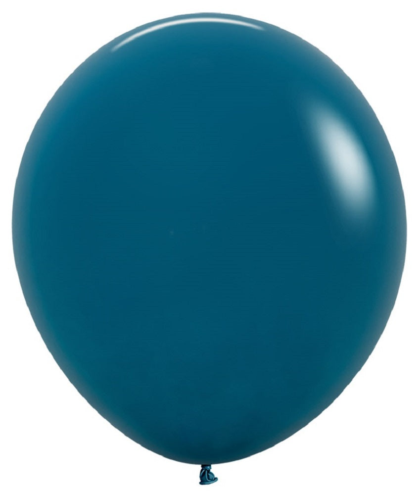 Sempertex 035 Fashion Deep Teal (Blaugrün) 45cm 18" Latex Luftballons