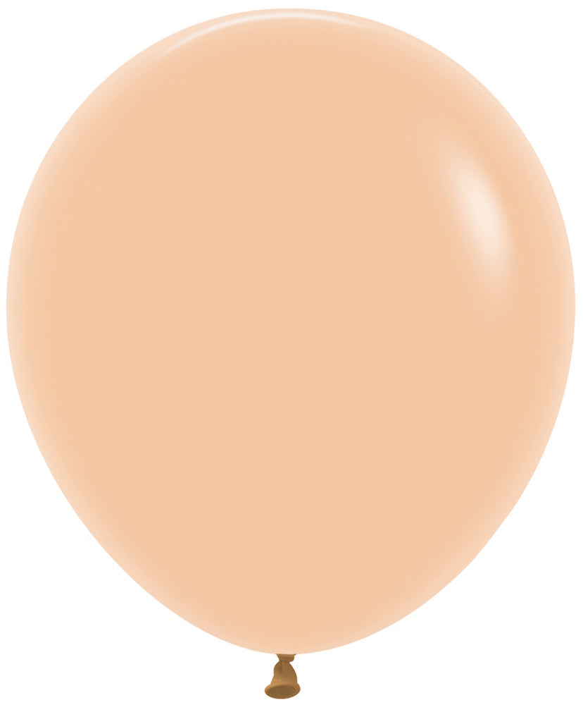 Sempertex 060 Fashion Peach Blush (Pfirsich / Hautfarbe) 45cm 18" Latex Luftballons