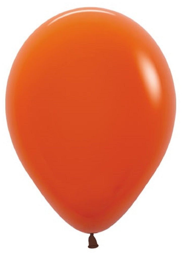 Sempertex 062 Fashion Sunset Orange 12,5cm 5" Latex Luftballons