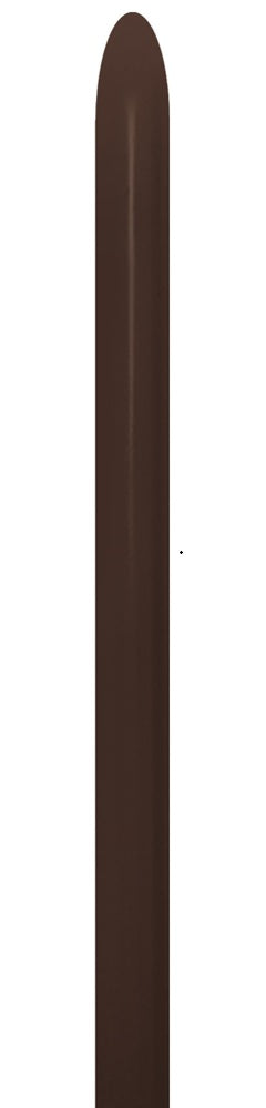 Sempertex 076 Fashion Chocolate Brown 160S Nozzle up Modellierballons Braun
