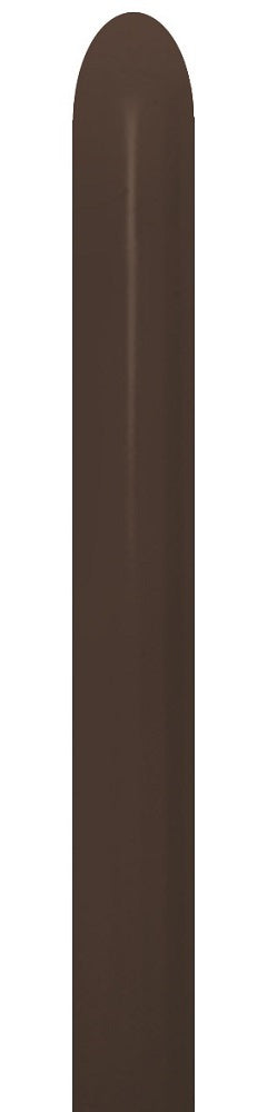 Sempertex 076 Fashion Chocolate Brown 260S Modellierballons Braun