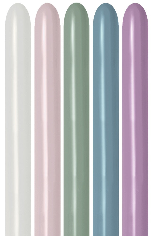 Sempertex 100 Pastel Dusk Assortment 260S Modellierballons