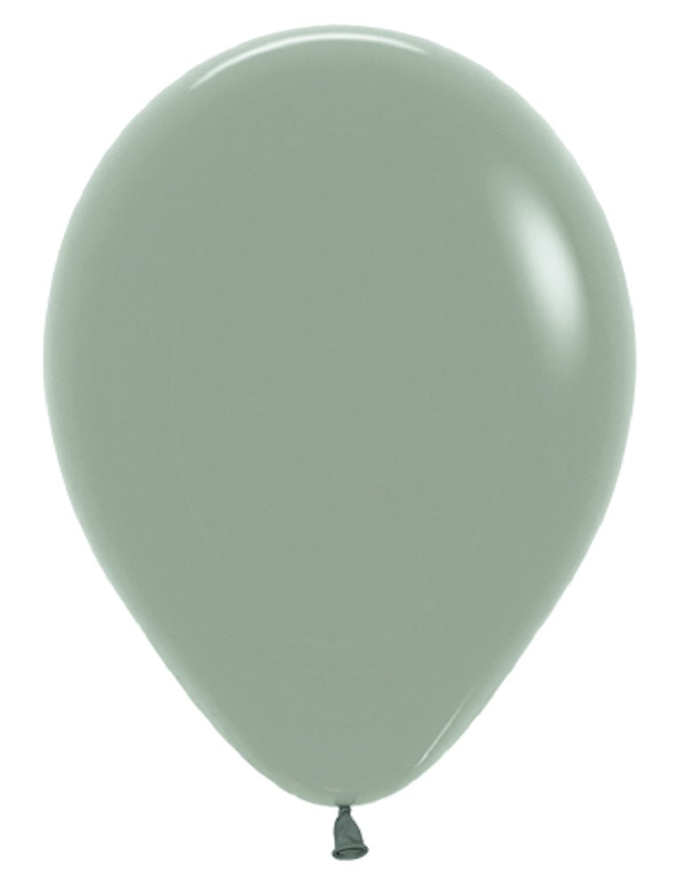 Sempertex 127 Pastel Dusk Laurel Green 12,5cm 5" Latex Luftballons