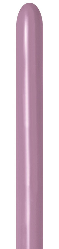 Sempertex 150 Pastel Dusk Lavender 260S Nozzle up Modellierballons Lavendel