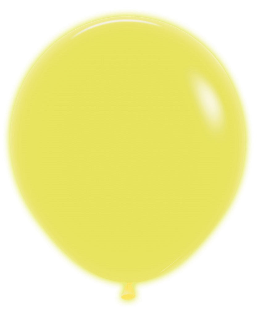 Sempertex 220 Neon Yellow (Gelb) 45cm 18" Latex Luftballons