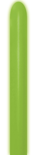 Sempertex 230 Neon Green 260S Nozzle Up Modellierballons
