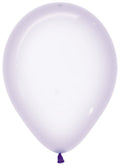 Sempertex 350 Crystal Pastel Lilac (Lila) 30cm 12" Latex Luftballons
