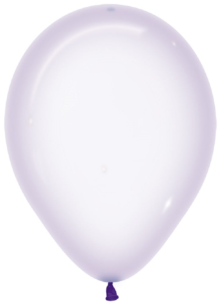 Sempertex 350 Crystal Pastel Lilac (Lila) 30cm 12" Latex Luftballons