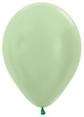 Sempertex 430 Satin Pearl Green (Grün) 12,5cm 5" Latex Luftballons