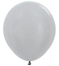 Sempertex 481 Satin Pearl Silver (Silber) 45cm 18" Latex Luftballons