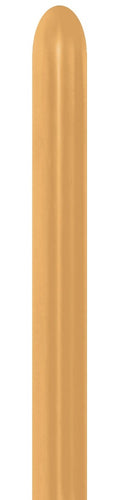 Sempertex 570 Metallic Gold 260S Nozzle up Modellierballons